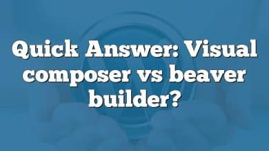 Quick Answer: Visual composer vs beaver builder?