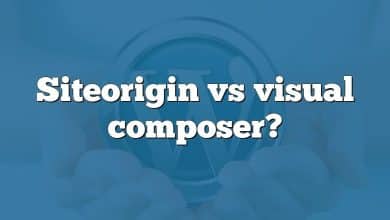 Siteorigin vs visual composer?