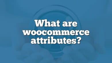 What are woocommerce attributes?