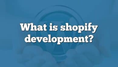 What is shopify development?