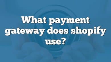 What payment gateway does shopify use?