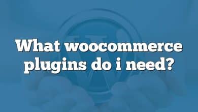 What woocommerce plugins do i need?