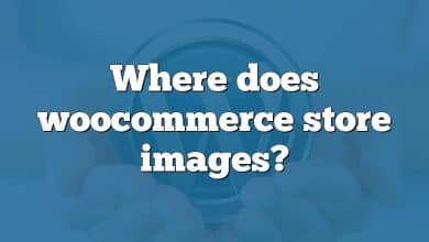 Where does woocommerce store images?