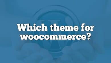 Which theme for woocommerce?