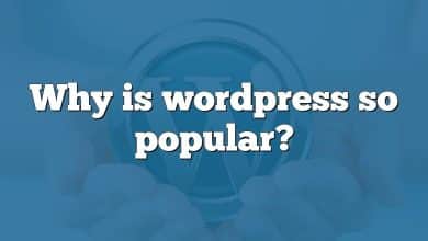 Why is wordpress so popular?