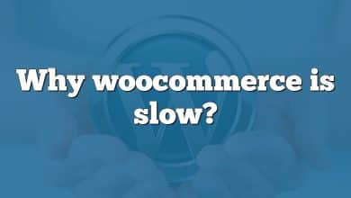 Why woocommerce is slow?