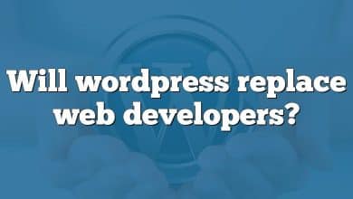 Will wordpress replace web developers?