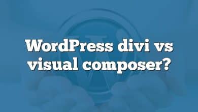 WordPress divi vs visual composer?