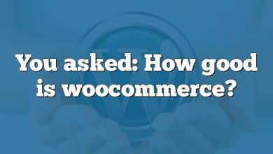 You asked: How good is woocommerce?