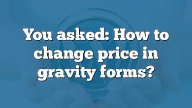 You asked: How to change price in gravity forms?