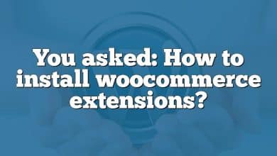 You asked: How to install woocommerce extensions?