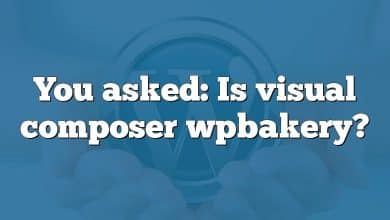 You asked: Is visual composer wpbakery?