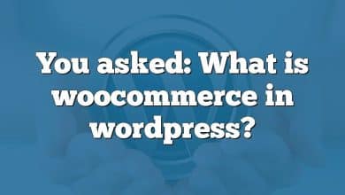 You asked: What is woocommerce in wordpress?