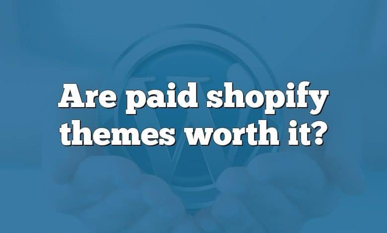 Are paid shopify themes worth it?