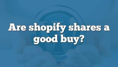 Are shopify shares a good buy?