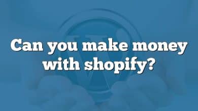 Can you make money with shopify?