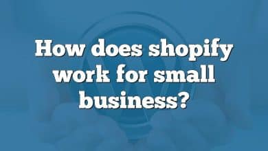 How does shopify work for small business?