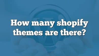 How many shopify themes are there?