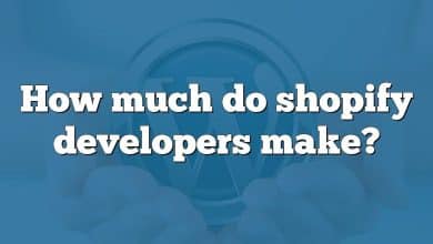 How much do shopify developers make?