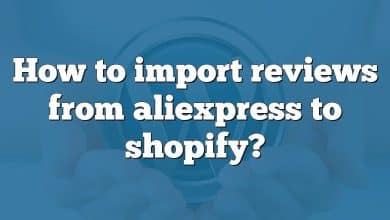 How to import reviews from aliexpress to shopify?