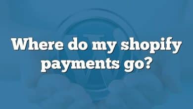 Where do my shopify payments go?