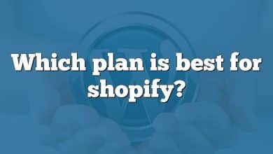 Which plan is best for shopify?