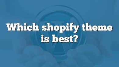 Which shopify theme is best?