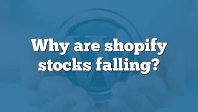 Why are shopify stocks falling?