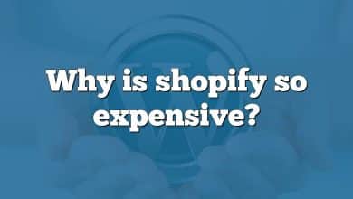 Why is shopify so expensive?